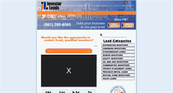 Desktop Screenshot of investorleads.com